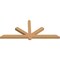 Ekena Millwork Kennewick Timber Gable Bracket, Western Red Cedar, 72"W x 30"H x 3 1/2"D x 3 1/2"F, 10/12 Pitch GBW072X30X0404KEN00SWR - alternate 3